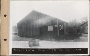 William S. Chaffee, barn, Pelham, Mass., Sep. 12, 1935