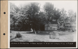 James A. McKenna, shed, New Salem, Mass., Sep. 12, 1935