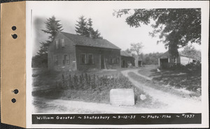 William Gerstel, homeplace, Shutesbury, Mass., Sep. 12, 1935