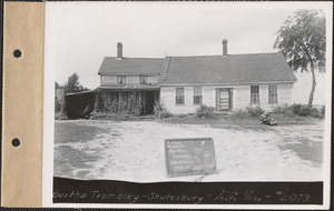 Bertha Trombley, house, Shutesbury, Mass., July 16, 1937