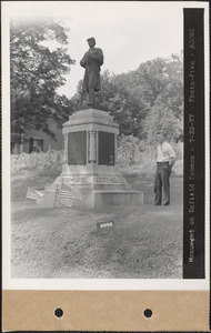 Monument on Enfield Common, Enfield, Mass., July 30, 1937