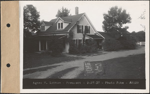 Agnes V. Latham, house, Prescott, Mass., Sep. 27, 1937