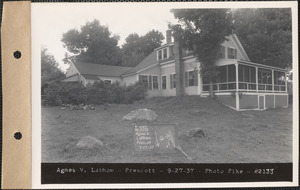 Agnes V. Latham, house, Prescott, Mass., Sep. 27, 1937