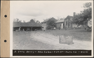 J. Etta Berry, house and sheds, New Salem, Mass., Sep. 29, 1937