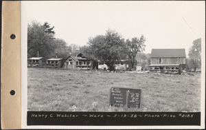 Henry C. Webster, henhouses, Ware, Mass., May 19, 1938