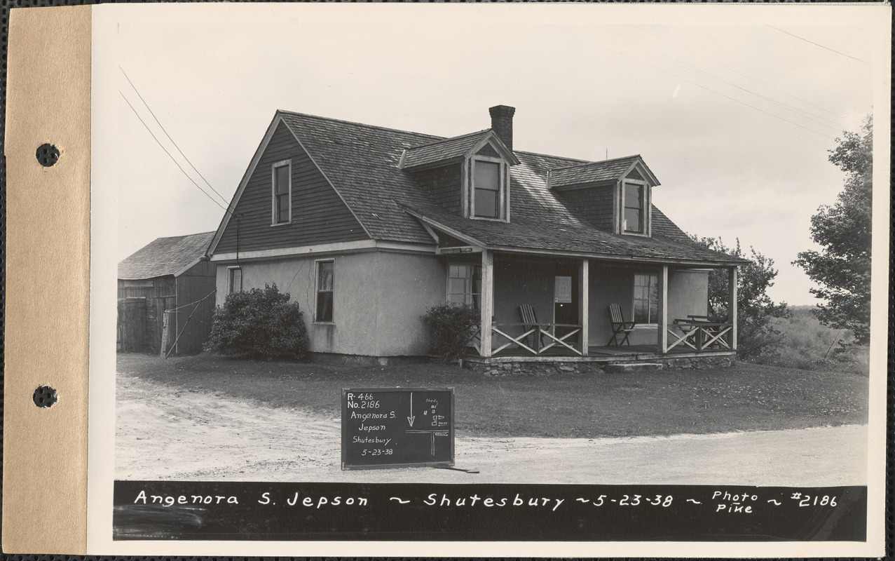 Angenora S. Jepson, house, Shutesbury, Mass., May 23, 1938 Digital