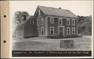 Cornelius W. Yonkers, house, Petersham, Mass., May 25, 1938