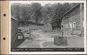 Cornelius W. Yonkers, shed, garage, and barn, Petersham, Mass., May 25, 1938