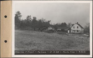 Charles F. Frost, house, shed, barn, Pelham, Mass., Dec. 10, 1938
