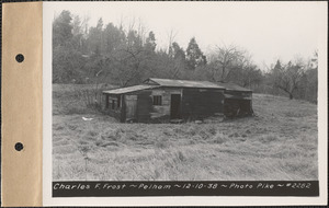 Charles F. Frost, shed, Pelham, Mass., Dec. 10, 1938