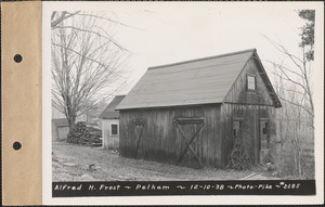 Alfred H. Frost, barn, Pelham, Mass., Dec. 10, 1938