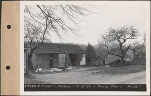 Alfred H. Frost, barns, Pelham, Mass., Dec. 10, 1938