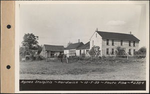 Agnes Stolgitis, house and sheds, Hardwick, Mass., Oct. 7, 1939