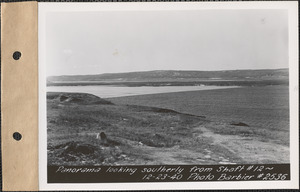 Panorama looking southerly from shaft #12, Quabbin Reservoir, Mass., Dec. 23, 1940