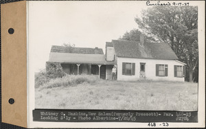 Whitney O. Haskins, looking southerly, New Salem (formerly Prescott), Mass., July 20, 1945