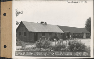 Commonwealth of Massachusetts, workshop and stock building on Blue Meadow Road, looking southeasterly, Belchertown, Mass., July 23, 1945