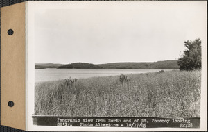 Panoramic view from north end of Mount Pomeroy, looking southeasterly, Quabbin Reservoir, Mass., Oct. 17, 1945