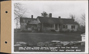 Commonwealth of Massachusetts, formerly Georgiana M. Cook, looking northwesterly, Pelham, Mass., Apr. 11, 1947