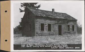 Commonwealth of Massachusetts, formerly William Gerstel, looking northeasterly, Shutesbury, Mass., Apr. 11, 1947