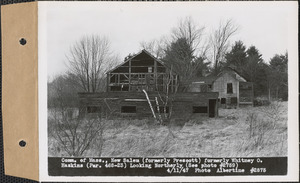 Commonwealth of Massachusetts, formerly Whitney O. Haskins, looking northerly, New Salem (formerly Prescott), Mass., Apr. 11, 1947