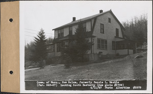 Commonwealth of Massachusetts, formerly Bessie L. Mackie, looking southeasterly, New Salem, Mass., Apr. 11, 1947