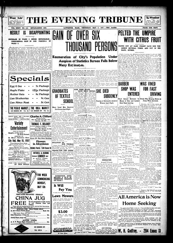 The Evening Tribune. May 09, 1907 - Digital Commonwealth