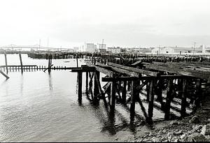 Old piers Chelsea Creek