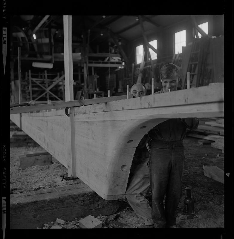 Building “Capt. Red” at Power’s Yacht Yard