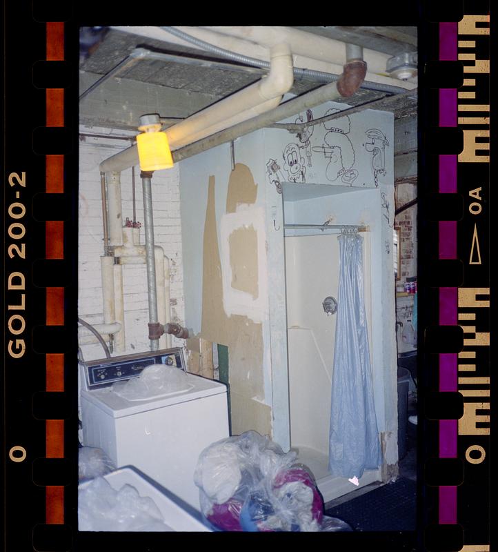 Laundry room shower, Salem Jail - Digital Commonwealth