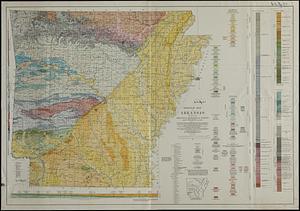 Geologic map of Arkansas