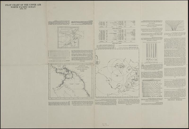 Pilot chart of the upper air - North Pacific Ocean