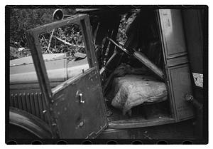 Wrecked Alger Bros. truck
