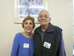 Katherine and Ron Kfoury at the Lebanese and Syrian Community Digitization Day (2025)