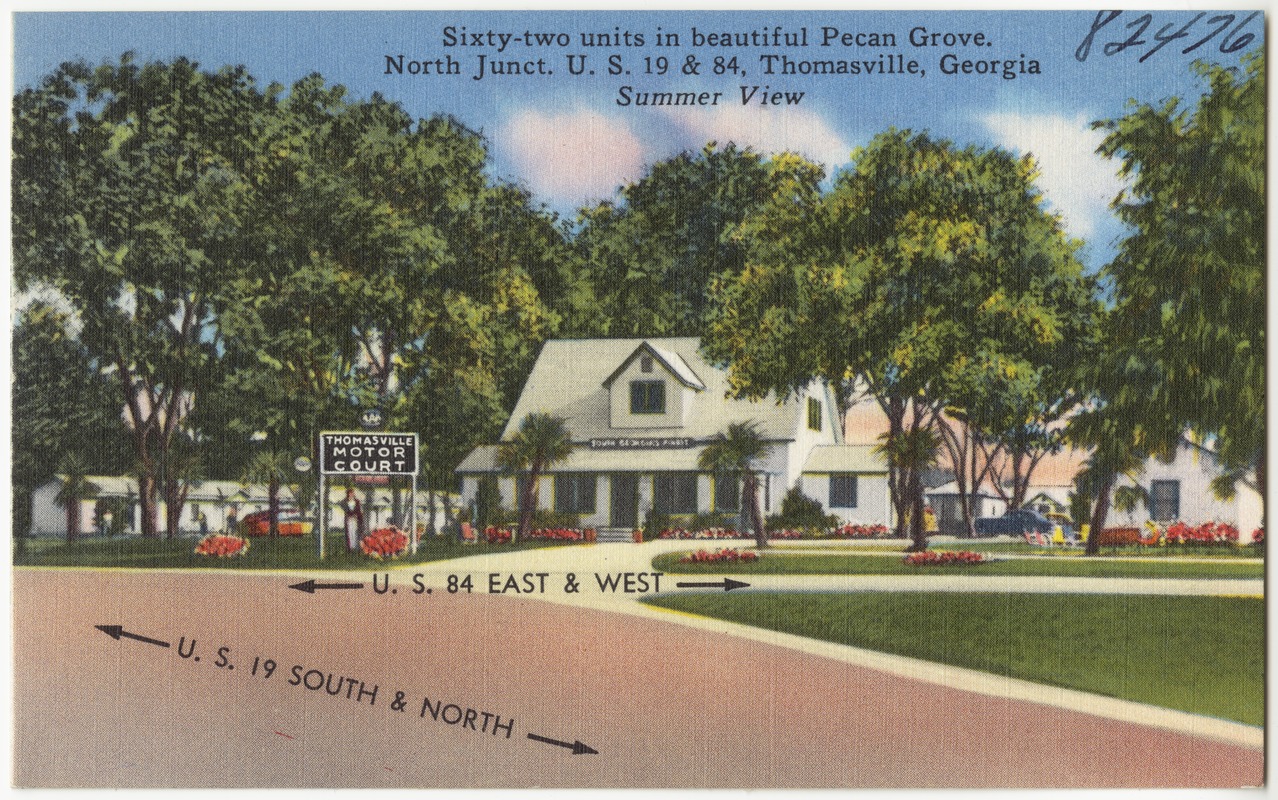 Thomasville Motor Court, sixty-two units in beautiful Pecan Grove ...