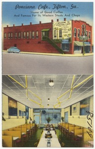 Ponciana Café, Tifton, Ga., home of good coffee and famous for its western steaks and chops