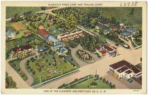 Aldrich's Pines Camp and trailer court, one of the cleanest and prettiest on U.S. 41