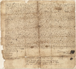 Deed, Thomas Dickinson of Wethersfield, Conecticut [sic], to Nathaniel Dickinson, 1710