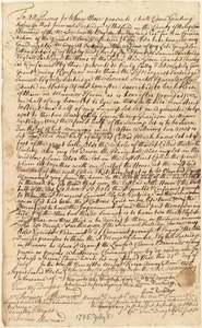 Deed, Samuel Partridge to Margaret Partridge, widow of his grandson Cotton Partridge, 1735