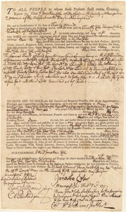 Deed, Jonathan Cole to Timothy, Eleazer and Elisha Cole, 1752