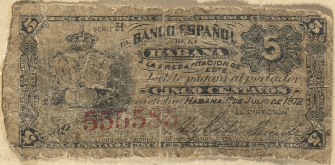 Cuban bank note