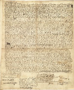 Deed, from Samuel Kellogg and wife Hannah, Colchester, Conn., to Ebenezer Bardwell, Hatfield, March 14, 1707