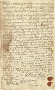 Deed, Sam Gillis and wife Hannah to Richard Church, 20 May 1700