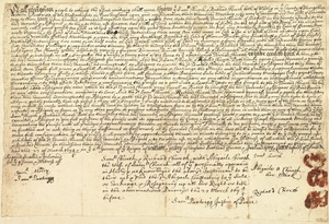 Deed, Samuel and Richard Church, Hadley, to Edward Church, Hatfield, 27 March, 1694