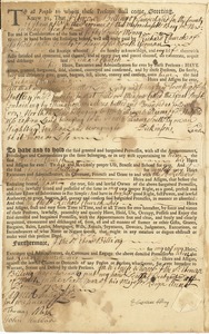 Deed, Ebenezer Billing, Sunderland, to Richard Church, Hatfield, for land in Hatfield, 25 March 1732/3