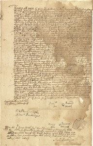 Deed, Cap. Samuel Barnard & wife Mary, Hadley, to Richard Church, for land in Hatfield, 9 June 1726