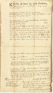 Deed, Moses Graves, Pittsfield, to Joseph Billing, Hatfield, for land in Hatfield, 11 January 1771