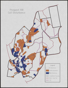 Prospect Hill Soil Disturbance map