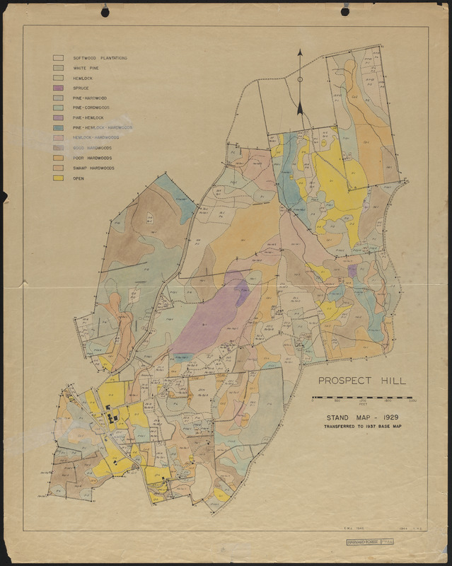 Prospect Hill 1929 Stand map Digital Commonwealth