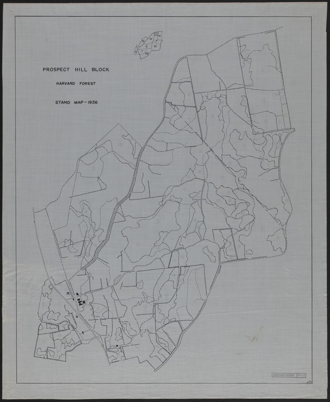 Prospect Hill Block Stand Map 1956 Digital Commonwealth