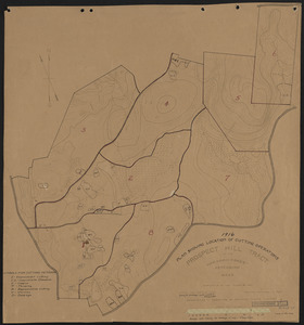 Prospect Hill Map of Cutting Operations - 1916